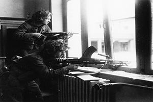 British Bren gunner