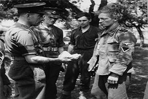 MPs question a German prisoner