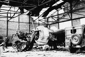 Browse Destroyed aircraft at Carpiquet Airfield