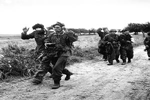 Wounded German prisoners