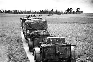 Softskin vehicles of 4th Armoured Brigade