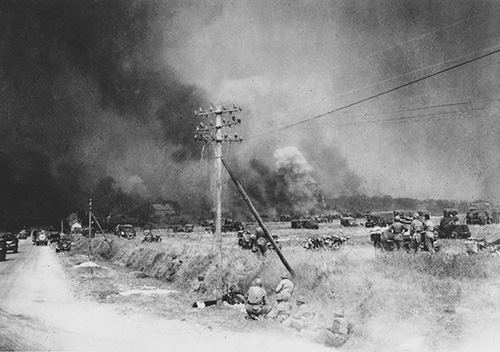 Canadians advance on Falaise Pocket Gap