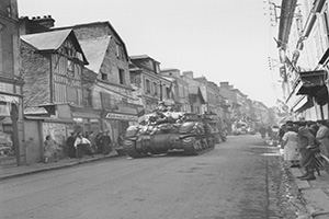 Sherman tanks of the 4th Canadian Armoured Division