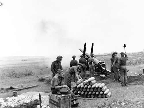 5.5 inch medium gun of the Royal Canadian Artillery