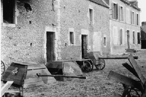 German dummy tank turrets