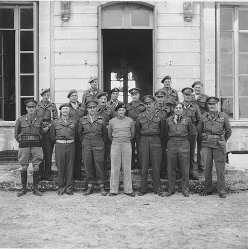 Montgomery and his commanders.