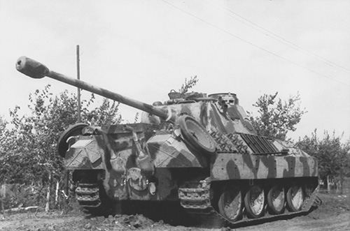 A PzKpfw V Panther tank