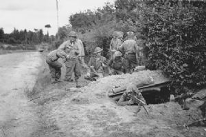 British and American troops