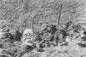 Browse Canadian soldiers await burial