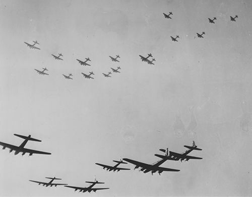 USAAF's daylight strategic bombing attack