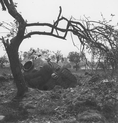 Sherman immobilised