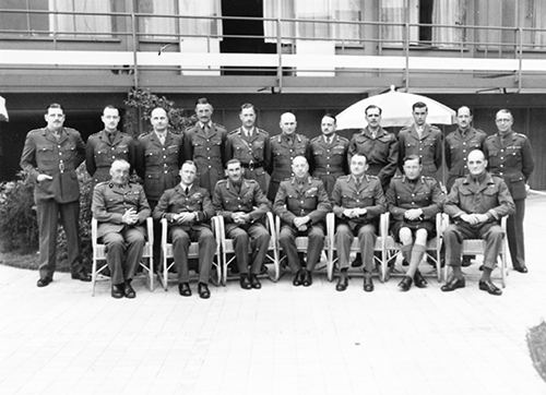 Senior commanders of the First Canadian Army, May 1945