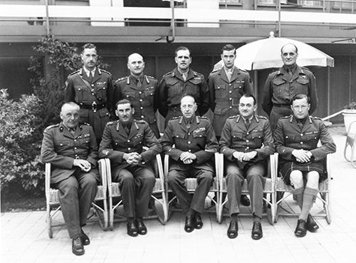 Senior commanders of the First Canadian Army, May 1945