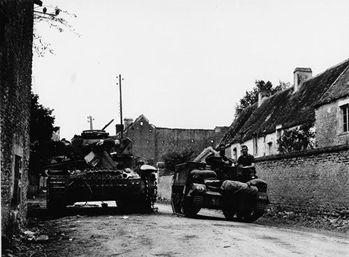 A disbaled Panzer IV