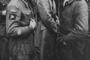 Captured British paratrooper Dave Morris