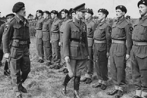 King George VI on Salisbury Plain