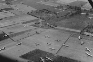 Airborne landing in the area of Hamminkeln