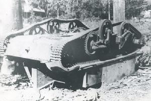 Browse A destroyed British Bren carrier