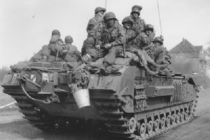 A Churchill tank of 6th Guards Tank Brigade