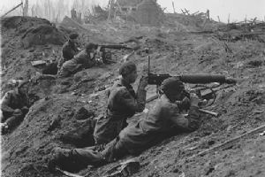 Men from a support troop