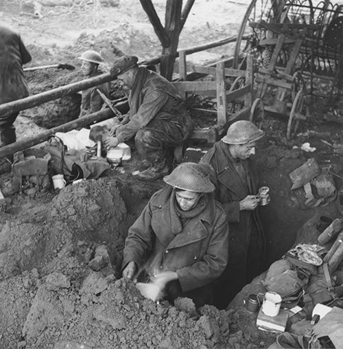Scottish infantry of the Highland Division