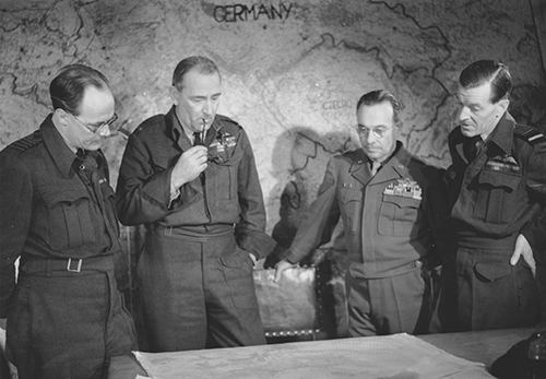 The last planning stage before the Rhine airborne operation