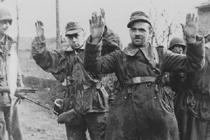 German prisoners captured by Brit Commandos