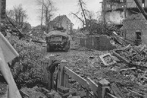 British tanks in Cleve Germany
