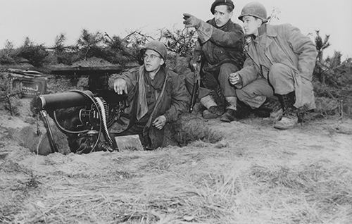 British commando with US troops.