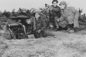 British commando with US troops.