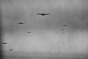 Handley Page Halifaxes and Short Stirlings