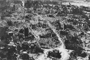 British Air Force's attack on Wesel