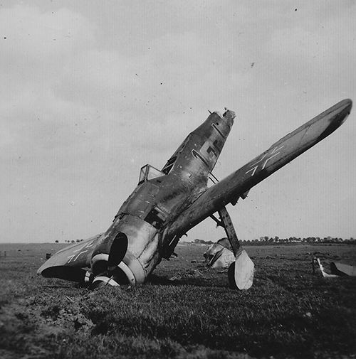A downed Fw 190F-8/R1