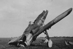 A downed Fw 190F-8/R1