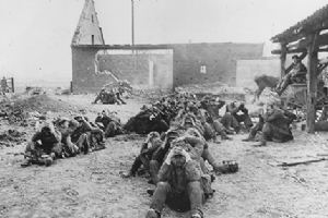 German soldiers, captured by American forces