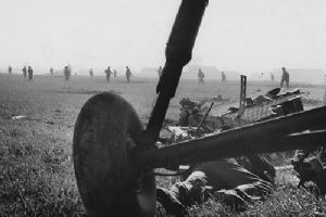 British airborne troops just after disembarking