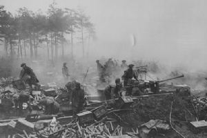 British and Canadian troops