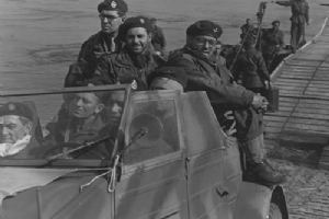 Airborne troops cross back over the Rhine