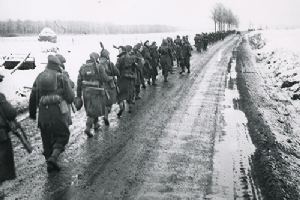 British troops advance in the Marche region