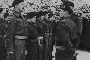 Montgomery inspects British Airborne Troops