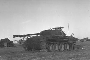 A German Tiger tank