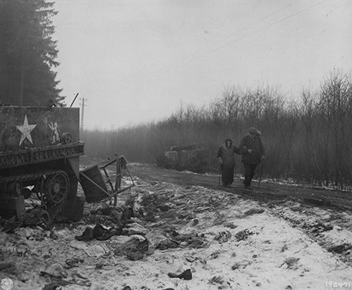Knocked out American half track