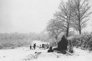 American Infantrymen take positions