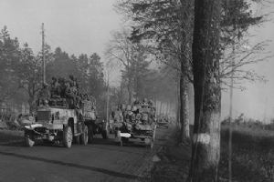 American troops being evacuated