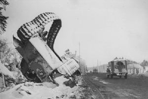 A 90th Division ambulance