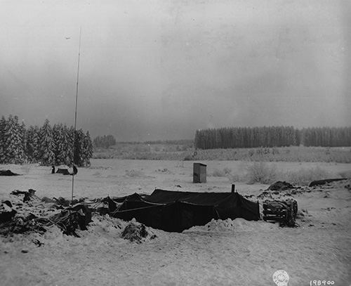 A command post 217th Anti Aircraft Artillery Battalion