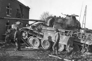 Tank crews from the 3rd Armoured Division