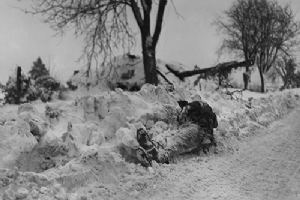 A German casualty at Bullingen
