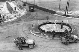 Military police attached to the 84th Infantry Division