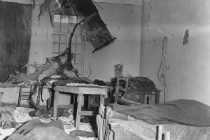 Two members of the 101st Airborne Division lie dead
